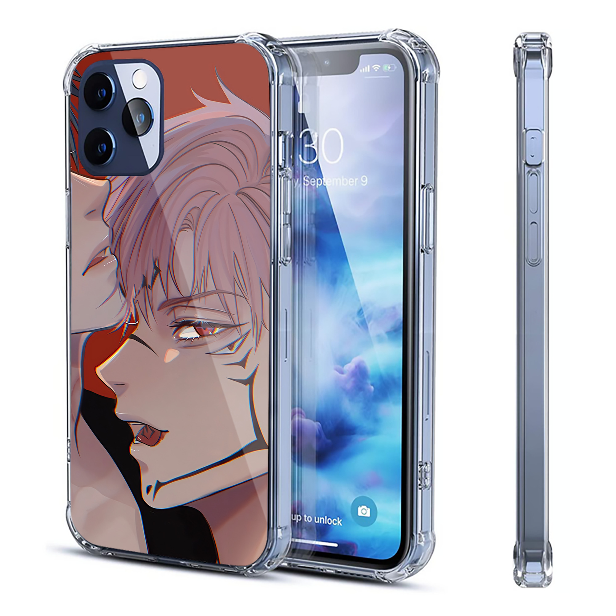 （画像用） SPY×FAMILY间谍家家酒 【iPhone 12シリーズ対応】透明スマホケース（クリアソフトケース）
